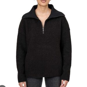 ELLE BLACK TEDDY JACKET SIZE MEDIUM